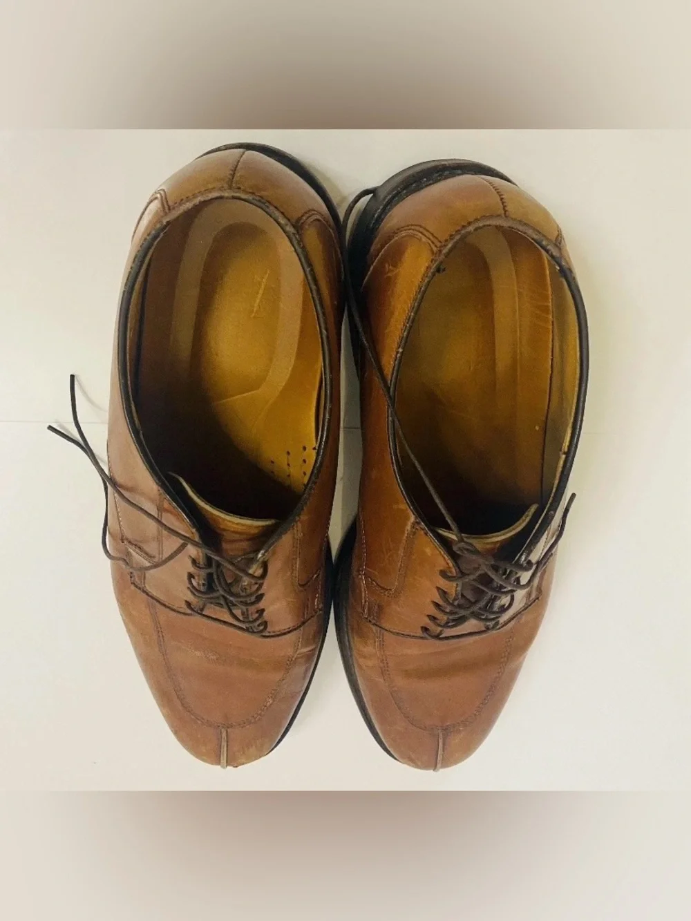 Allen Edmonds Stockbridge 1628 Brown Leather Ox Shoes Sz 11 D Made in USA